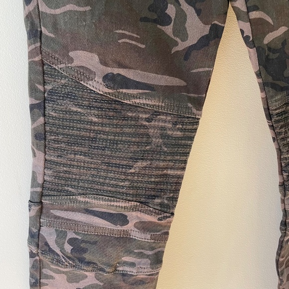 NWT Xray Jeans Moto Pants - Olive Camo- Kid Size 14- Slim Fit - Picture 3 of 7